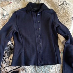 Vintage Prada Wool Fitted Cardigan